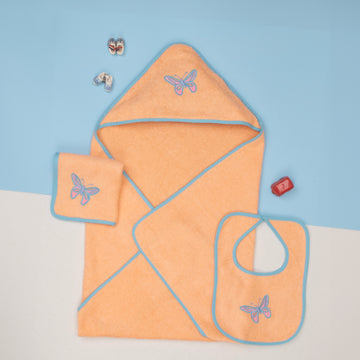 Butterfly Hooded Towel Set