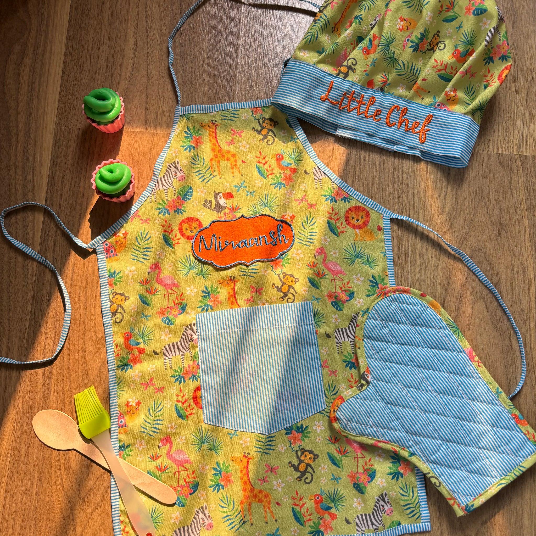 Animals apron set