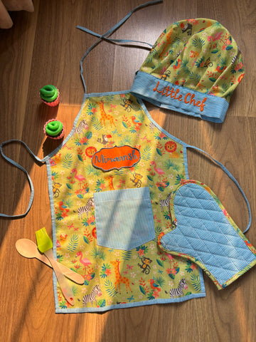 Animals apron set