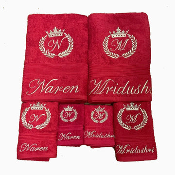 Crown towel set